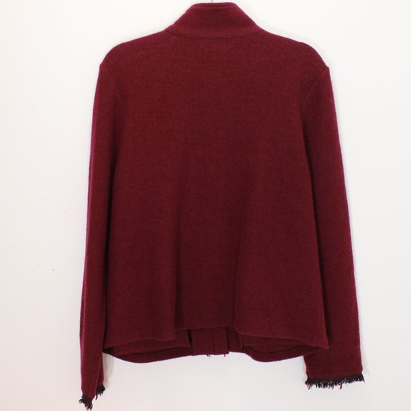 KARL LAGERFELD PARIS Wool Jacket Button Up - Picture 6 of 7